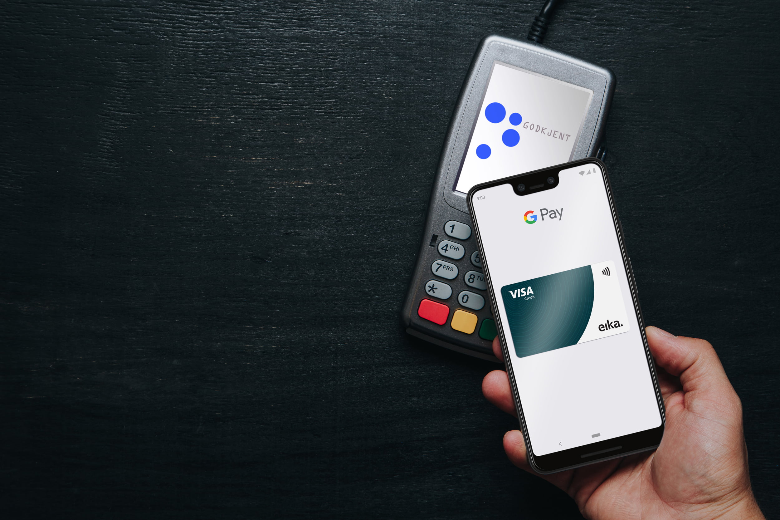 betaling med google pay med nytt visa kredittkort